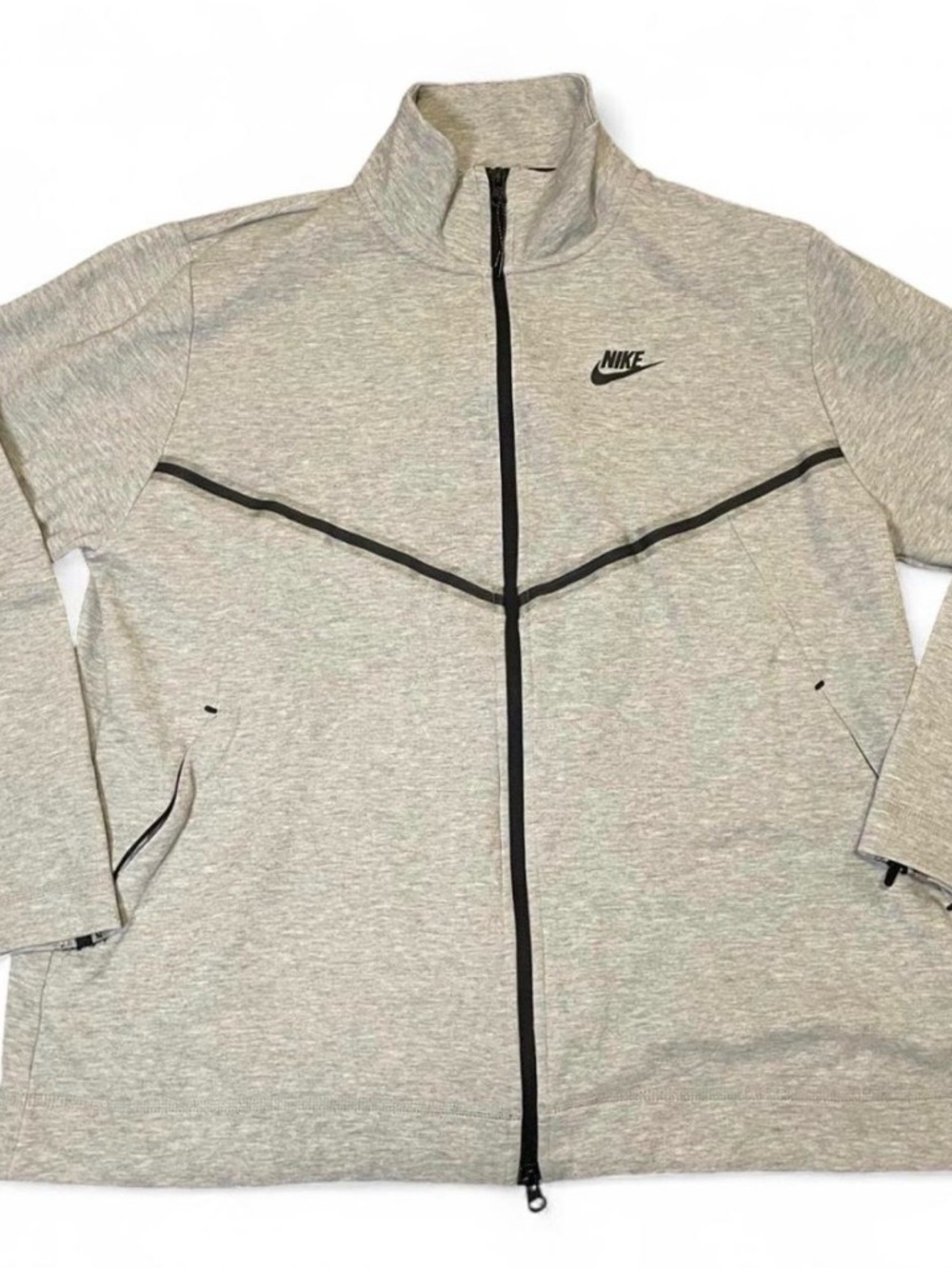 Nike Sportswear Tech Fleece Full-Zip Oversized Women's Jacket CW4296-063 Grey Si